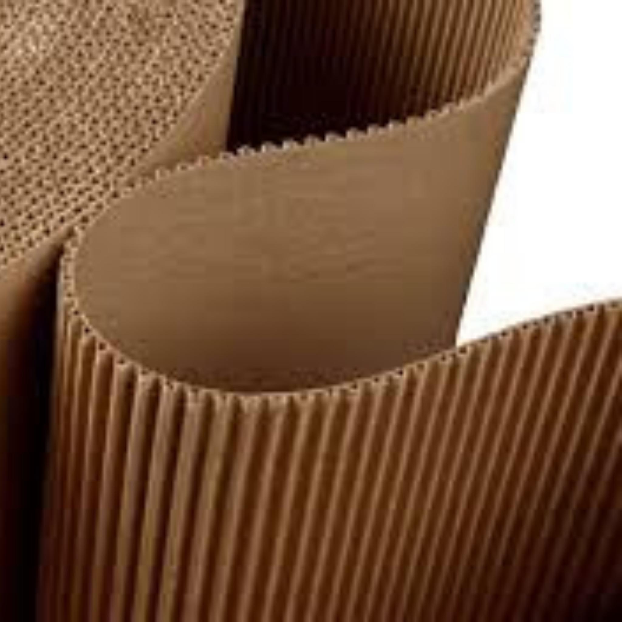 Corrugated Cardboard Roll 300mm x 75m Shipping Postal Wrapping